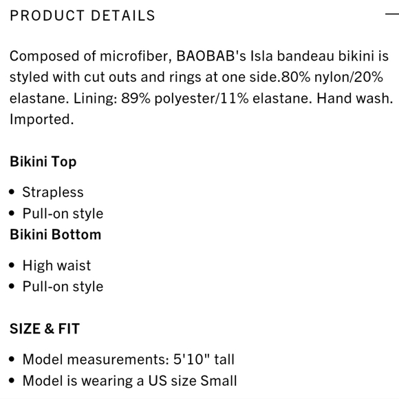 BAOBAB ISLA ONE PIECE SWIMSUIT 🩱 - Picture 8 of 9